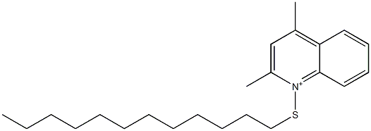 1-Dodecylthio-2,4-dimethylquinolinium