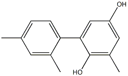 6-Methyl-2-(2,4-dimethylphenyl)benzene-1,4-diol