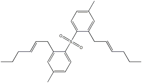 2-ヘキセニル(4-メチルフェニル)スルホン 化学構造式