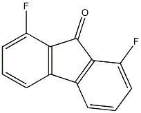 1,8-Difluoro-9H-fluoren-9-one 结构式