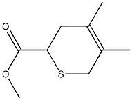 4,5-Dimethyl-3,6-dihydro-2H-thiopyran-2-carboxylic acid methyl ester