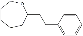 2-(2-Phenylethyl)oxepane Structure