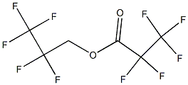 Pentafluoropropionic acid 2,2,3,3,3-pentafluoropropyl ester Struktur