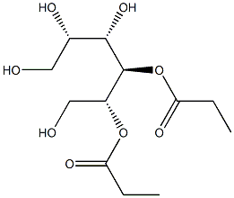 L-グルシトール2,3-ジプロピオナート 化学構造式