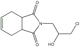 N-(3-Chloro-2-hydroxypropyl)-1,2,3,6-tetrahydrophthalimide Structure