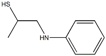 1-[(フェニル)アミノ]プロパン-2-チオール 化学構造式