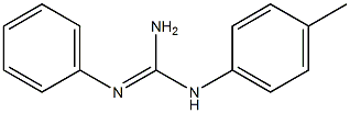 1-(4-Methylphenyl)-2-phenylguanidine 结构式