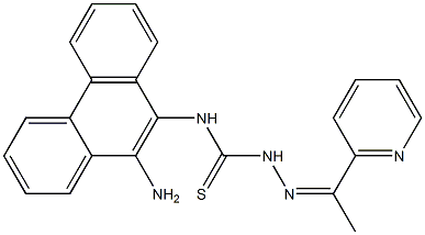 1-[1-(2-Pyridinyl)ethylidene]-4-(10-amino-9-phenanthrenyl)thiosemicarbazide Structure
