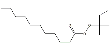 Undecaneperoxoic acid 1,1-dimethylbutyl ester 结构式