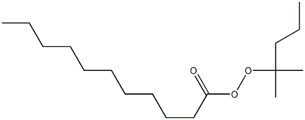 Undecaneperoxoic acid 1,1-dimethylbutyl ester,,结构式