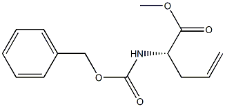 N-(Benzyloxycarbonyl)-2-allyl-L-glycine methyl ester Structure