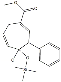 4-Methoxy-4-(trimethylsilyloxy)-3-phenyl-1,5-cycloheptadiene-1-carboxylic acid methyl ester|