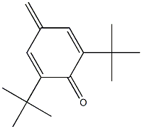 3,5-Di-tert-butyl-1-methylene-2,5-cyclohexadiene-4-one,,结构式