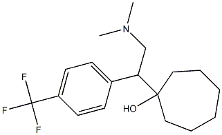 1-[1-(4-Trifluoromethylphenyl)-2-dimethylaminoethyl]cycloheptanol Structure