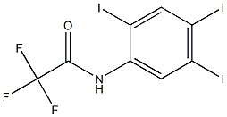 N-(2,4,5-Triiodophenyl)trifluoroacetamide,,结构式