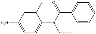 4-(N-Ethyl-N-benzoylamino)-3-methylaniline Struktur