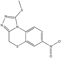 7-Nitro-1-(methylthio)-4H-[1,2,4]triazolo[3,4-c][1,4]benzothiazine