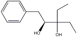 [S,(-)]-3-Ethyl-1-phenyl-2,3-pentanediol,,结构式