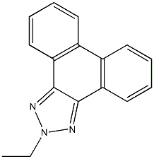2-エチル-2H-フェナントロ[9,10-d]トリアゾール 化学構造式