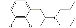 3,4-Dihydro-3-(dipropylamino)-8-methoxy-2H-1-benzopyran