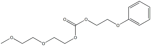 Carbonic acid 2-phenoxyethyl 2-(2-methoxyethoxy)ethyl ester,,结构式