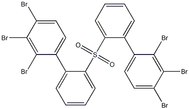 2,3,4-Tribromophenylphenyl sulfone 结构式