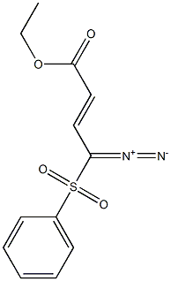 (2E)-4-Diazo-4-(phenylsulfonyl)-2-butenoic acid ethyl ester|