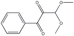 1-Phenyl-3,3-dimethoxypropane-1,2-dione Struktur