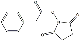 Phenylacetic acid succinimidyl ester Structure