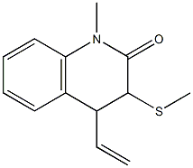 3,4-Dihydro-4-ethenyl-1-methyl-3-(methylthio)quinolin-2(1H)-one