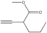 1-Hexyne-3-carboxylic acid methyl ester Struktur