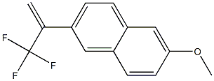 2-(6-Methoxy-2-naphtyl)-3,3,3-trifluoro-1-propene,,结构式