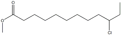 10-Chlorolauric acid methyl ester Structure