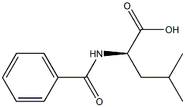 N-Benzoyl-D-leucine Struktur
