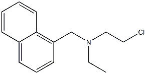 N-(2-Chloroethyl)-N-ethyl-1-naphthalenemethanamine Structure