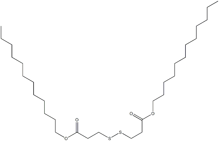3,3'-Dithiodipropionic acid didodecyl ester,,结构式