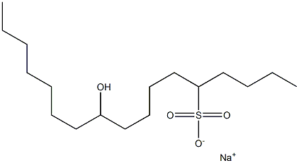 10-Hydroxyheptadecane-5-sulfonic acid sodium salt|