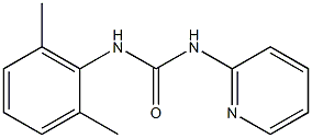 1-[(2,6-Dimethylphenyl)]-3-(pyridin-2-yl)urea,,结构式