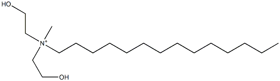 (Methyl)bis(2-hydroxyethyl)tetradecylaminium