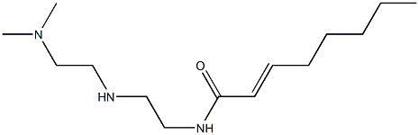 N-[2-[2-(Dimethylamino)ethylamino]ethyl]-2-octenamide Structure