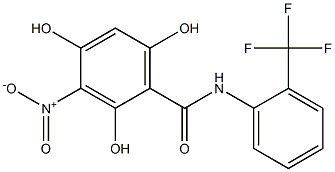 2,4,6-Trihydroxy-3-nitro-N-(2-(trifluoromethyl)phenyl)benzamide