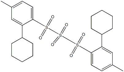 Cyclohexyltosyl sulfone,,结构式