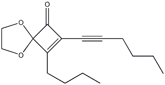 8-Butyl-7-(1-hexynyl)-1,4-dioxaspiro[4.3]oct-7-en-6-one