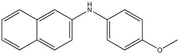 N-(4-Methoxyphenyl)naphthalen-2-amine Structure