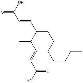 Diacrylic acid 1-heptyl-2-methyl-1,2-ethanediyl ester Struktur