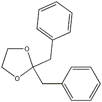2,2-Dibenzyl-1,3-dioxolane Structure
