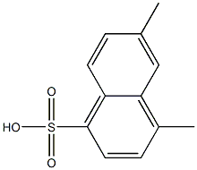 4,6-Dimethyl-1-naphthalenesulfonic acid,,结构式