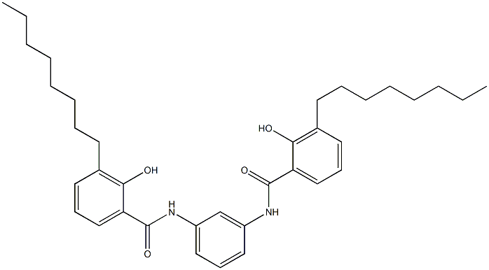 N,N'-Bis(3-octylsalicyloyl)-m-phenylenediamine