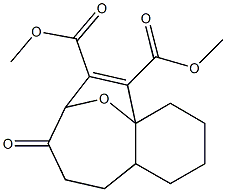 1,2,3,4,7,8,9,10-Octahydro-8-oxo-10aH-4a,7-epoxybenzocyclooctene-5,6-dicarboxylic acid dimethyl ester Struktur