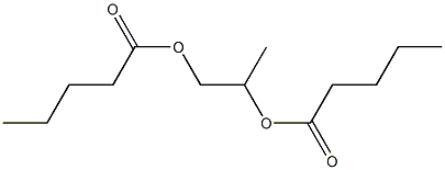 Divaleric acid 1,2-propanediyl ester,,结构式